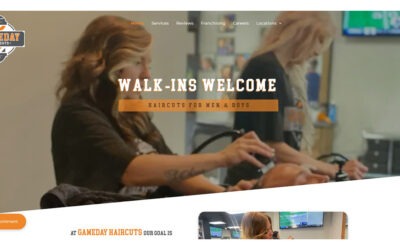 Online Experience for a Modern Barbershop