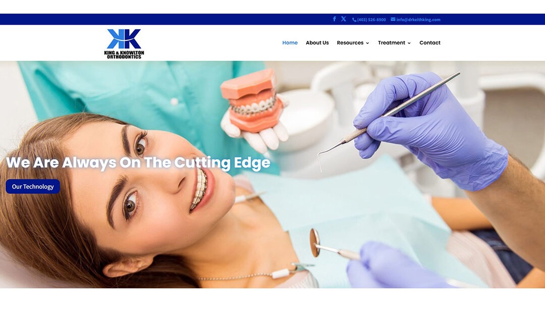 A Modern Website for Orthodontic Care