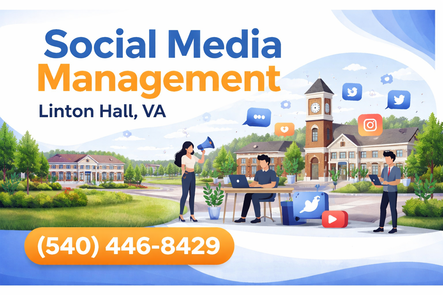 Social Media Management in Linton Hall